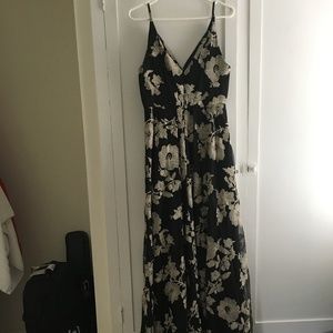 Black Floral Calvin Klein Dress
